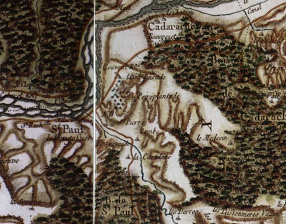 carte antique saint paul